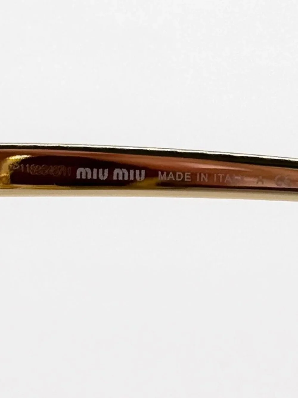 New Miu Miu MU A57S Gold Yellow Oversized Sunglasses MUA57S 5AK20S